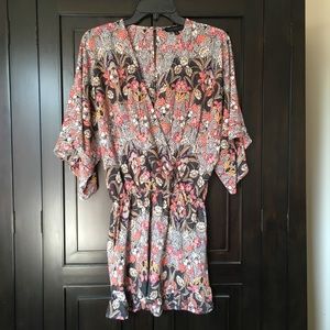 Dance & Marvel Floral Print Romper